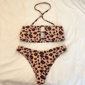 Cheetah Print Bathing Suit